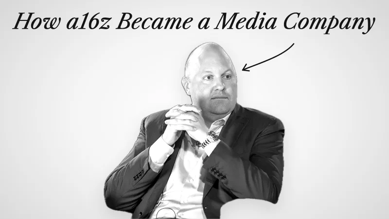 How a16z built a media company inside a venture firm