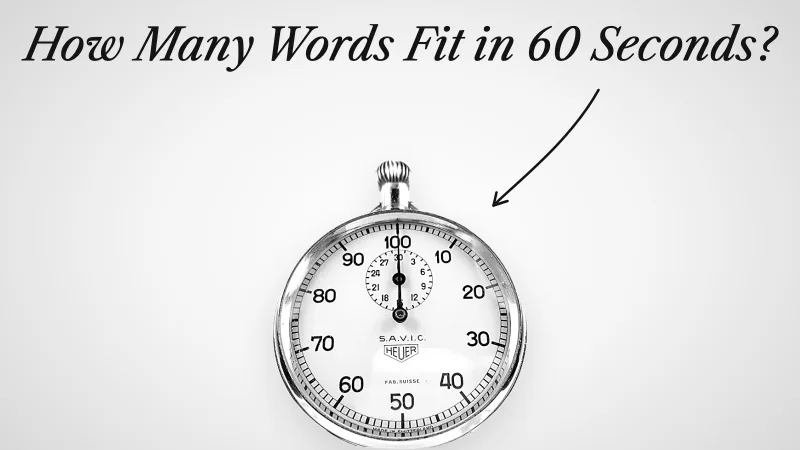 Script length calculator: how many words fit a 30, 60 or 90-second video