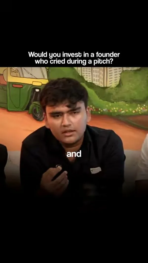 Would you invest in a founder who cried?